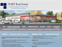 Tablet Screenshot of portrealestate.de